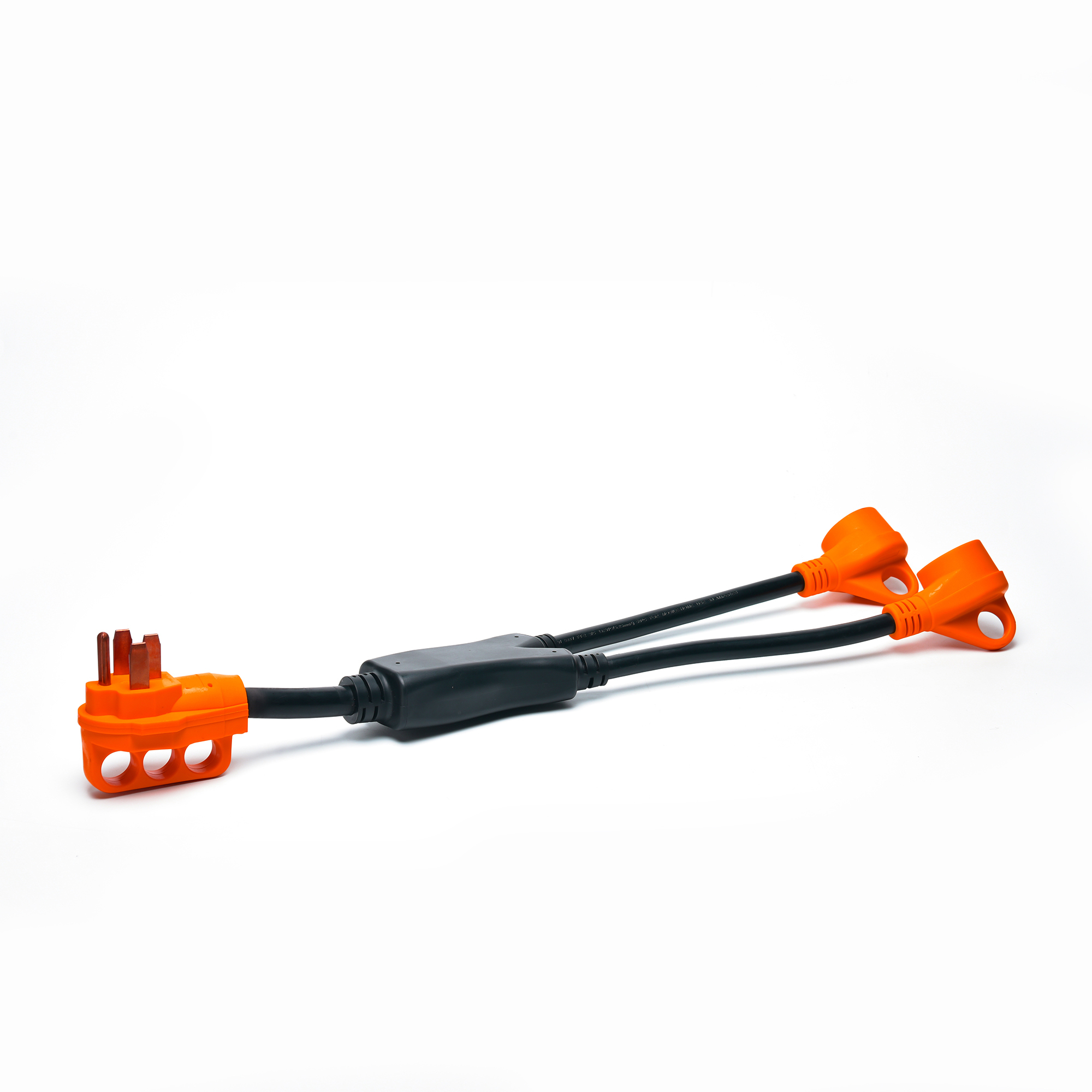 Power Sentry 50 Amp Y-Adapter — 125/250V, 14-50P to (2) TT-30R Female Connectors, Model# EX-Y50302L